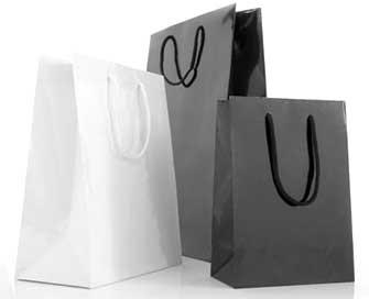 Plain Paper Bags For Gift Packaging, Shopping