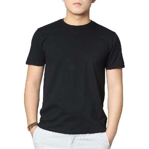 Men's Plain T Shirts, Sleeve Style : Short Sleeve, Age Group : Adult