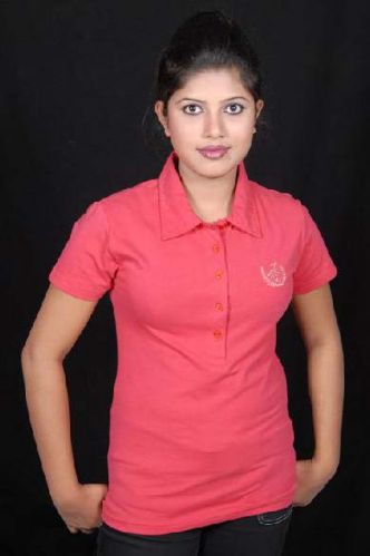 100% cotton Ladies Polo T- Shirts, Sleeve Style : Short sleeve