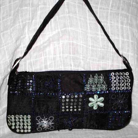 Louvero Beaded Hand Bags, Color : Multi