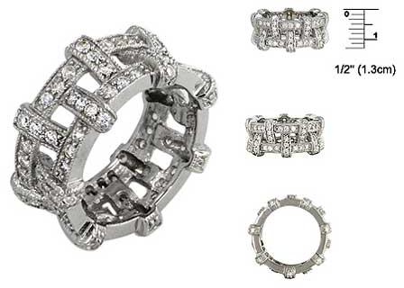 Sterling Silver Wedding Rings - BMJ40