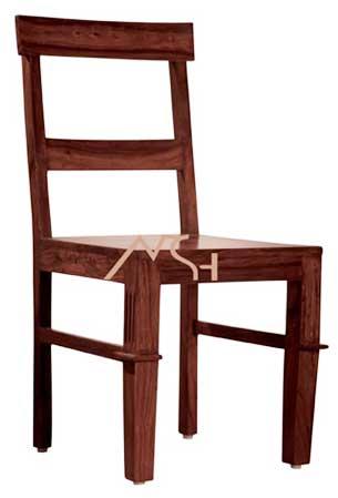Rectangular Polished NSH-1051 Wooden Chair, For Restaurant, Style : Contemprorary