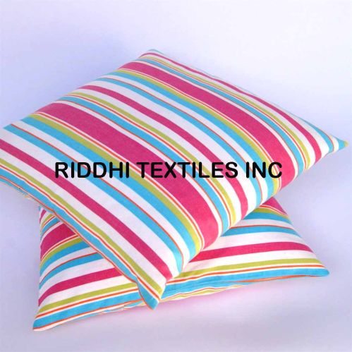 Stripes Cotton Cushion Cover