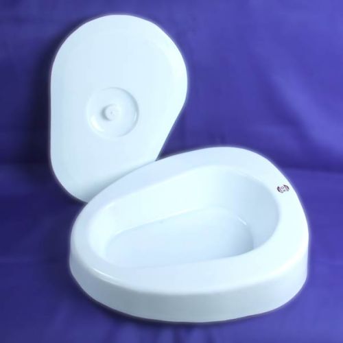 Bedpan Open With Cap-Deluxe