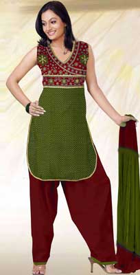 CSK 12 Embroidered Cotton Salwar Kameez