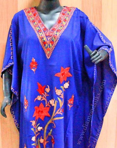 Chiffon Embroidered Kaftans, Technics : Attractive Pattern