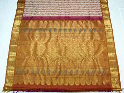 SKP-SB-A005 Silk Brocade Saree