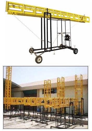 Polished Aluminum Tilting Ladders, For Tower Use, Certification : ISI Certified