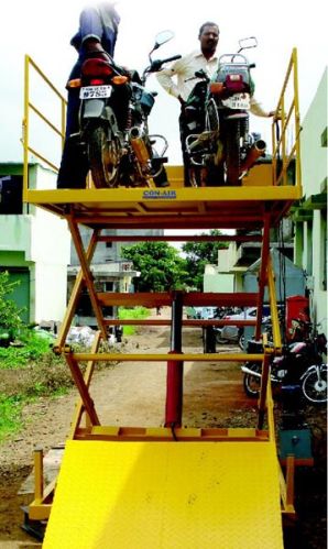 Hydraulic Vehicle Unloading Lift