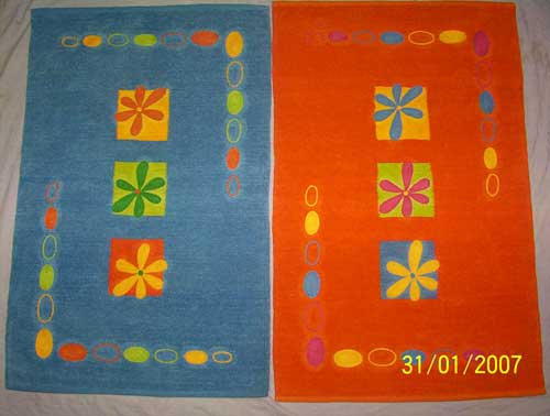 Embroidery Cotton Chenille Durries