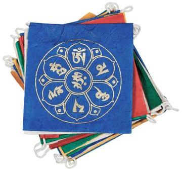 Paper Prayer Flag: Om