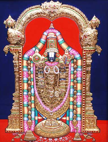 Varrmas Perumal Painting, For Temple, Gifting