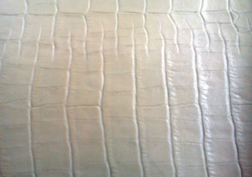 Split Finished Crocodile Suede Leather