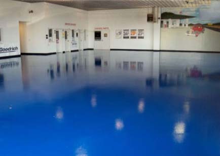 Epoxy floor coating