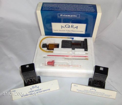 Haemometer Sahli's Haemoglobin Meter Set, Color : With Color Comparator