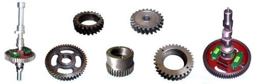 Cylendrical Diesel Engine Camshaft and Gears, For Automotive Use, Feature : Durable, Fine Finishing