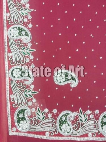 Embroidered Saree