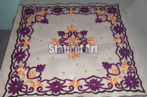 Zari Work Cushion Cover