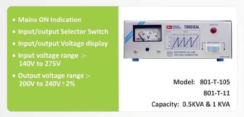 Bhasin- Packard 801-T-105 Toroidal Voltage Stabilizer