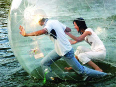 Inflatable Water Walking Ball For Water Park Amusements