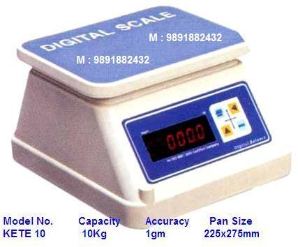 Bright LED Display Economy Weight Measurement Scale 10 Kg