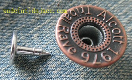 Shank Button With Wording