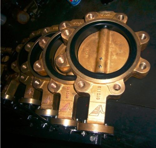 Brass Disc EPDM Seat Butterfly Valve