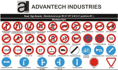 Mandatry Sign Board