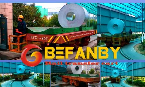 Steel Plant Transfer Cart On Curved Rails