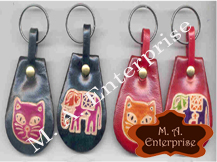 Leather Key Rings, Feature : Good Quality, Rust Proof