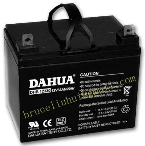 UPS Batteries, 12v33ah, Brand Name : DAHUA
