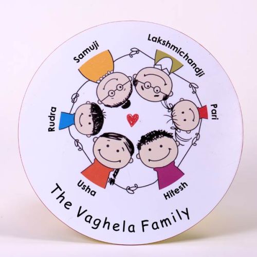 Wood Wall Art Round Paintings