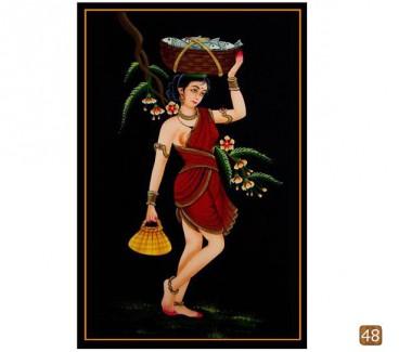 48craft Fisher Woman Painting