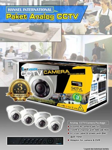 Analog CCTV Camera Package