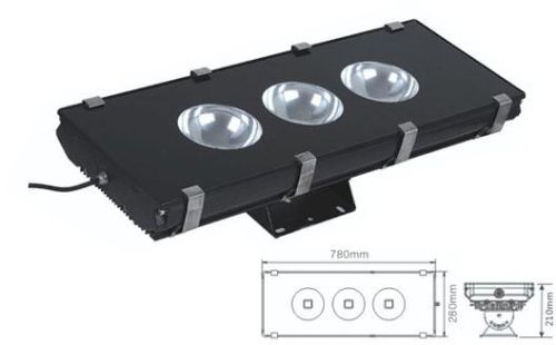 LED Outdoor Flood Light, Power : 3x70w