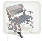 Decorative Iron Bench