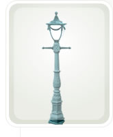 Wrought Iron Garden Lamps