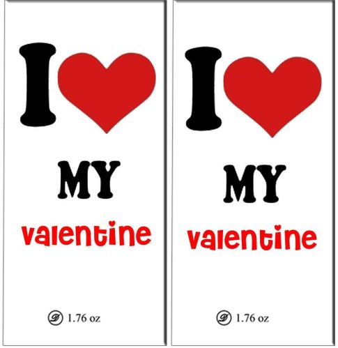 I Love My Valentine Dark Ivory Chocolates