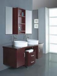 Glass Basin Bathroom Cabinets