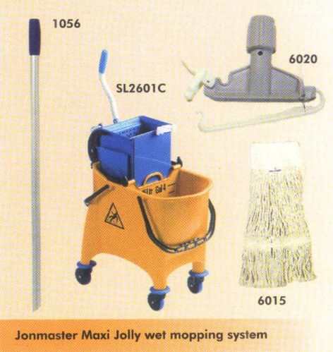 Maxi Jolly Wet Mopping Trolley, For Industrial, Feature : Comfortable, Durable, Easy To Use, Good Quality