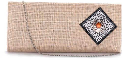 Escobar Designer Beige Party Clutch