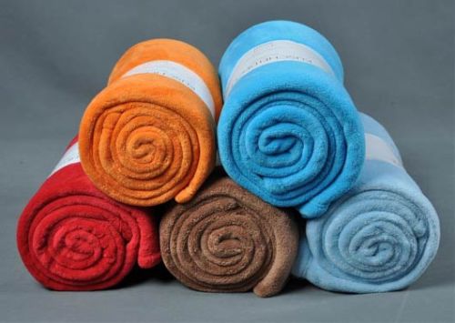 Coral Fleece Blankets, Technics : Attractive Pattern, Handloom, Washed, Yarn Dyed