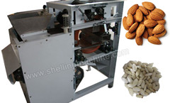 Almond peeling machine