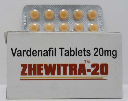 Vardenafil Zhewitra-20 Tablets, Grade : Medicine