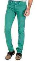 Mens Green Slim Fit Jeans