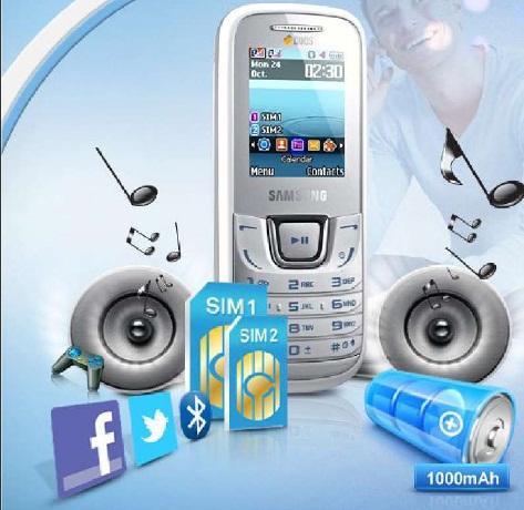 Samsung Guru E1282 Mobile Phones, Certification : ISO 9001:2008