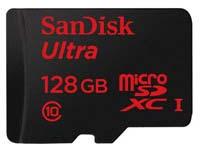 SanDisk Micro SD 128 GB Class 10 Ultra Card