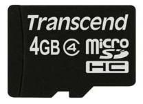 Transcend Micro SD 4 GB Class 4 Card