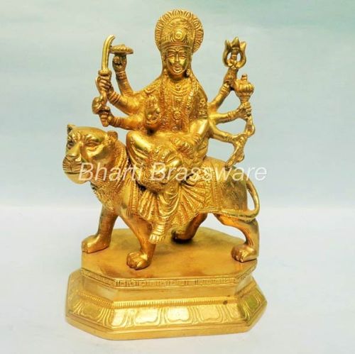 Brass Durga Maa Statue