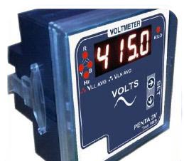 Three Phase Digital Voltmeter